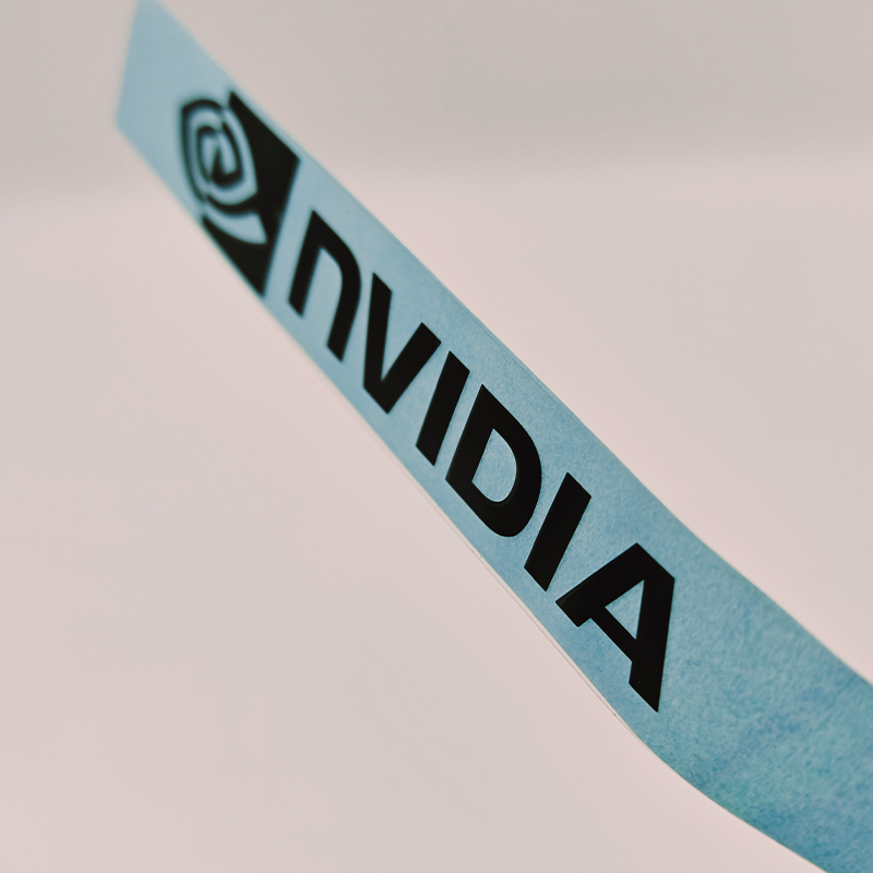 英偉達(dá)黑色金屬標(biāo)貼